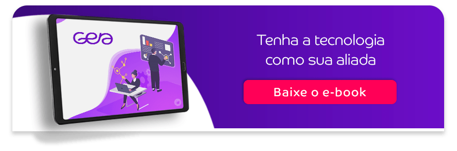 Convite para baixar e-book sobre tornar tecnologia aliada